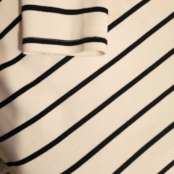 H&M STRIPED LONG SLEEVE DRESS - Picture 10 of 11
